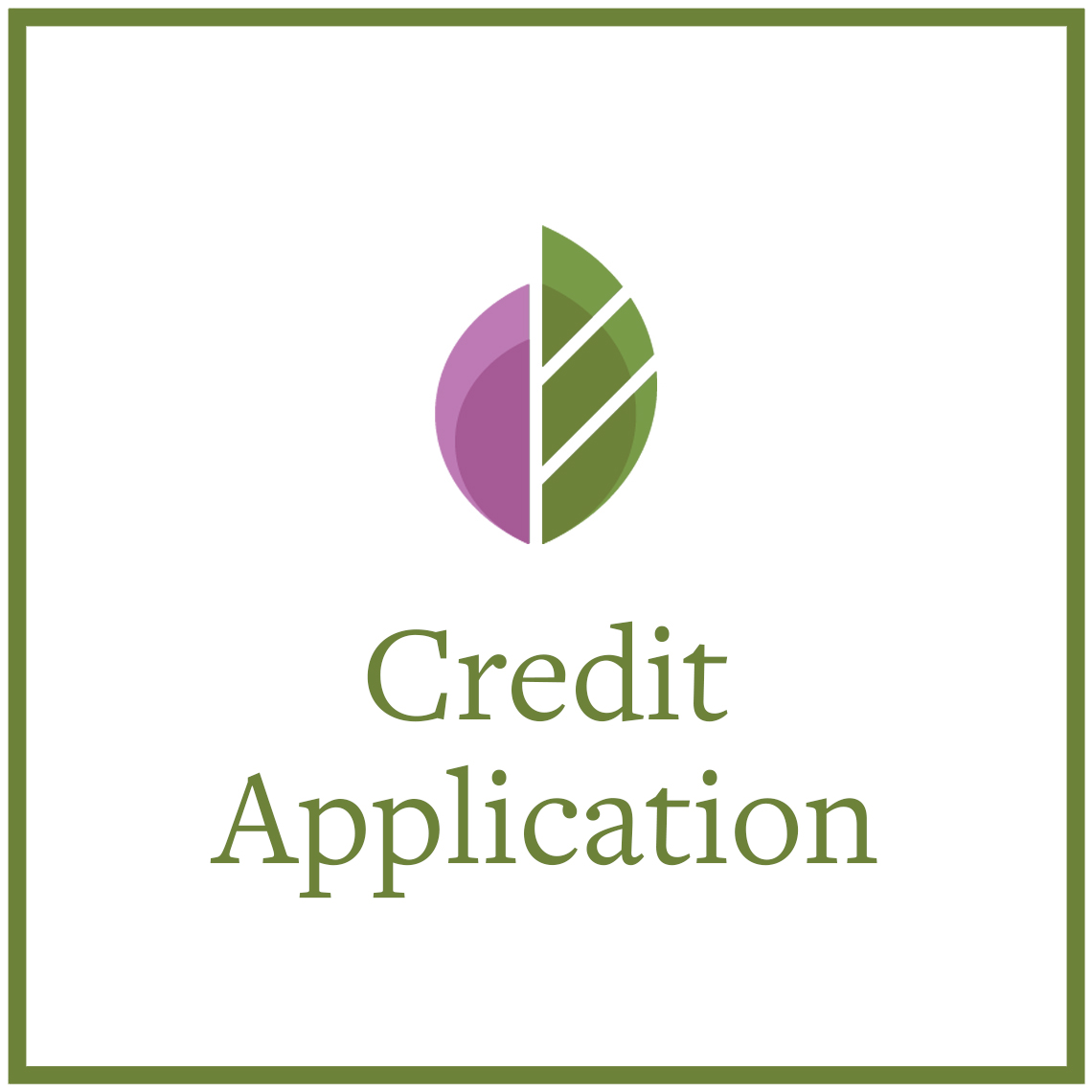 Preview of Credit Application PDF