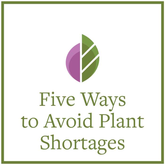 Preview of Five Ways to Avoid Plant Shortages PDF