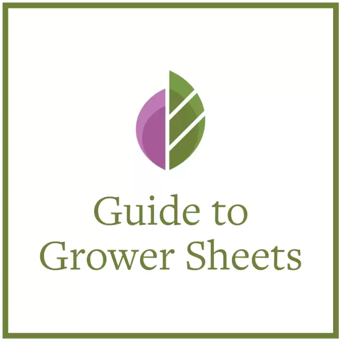 Preview of Guide to Grower Sheets PDF